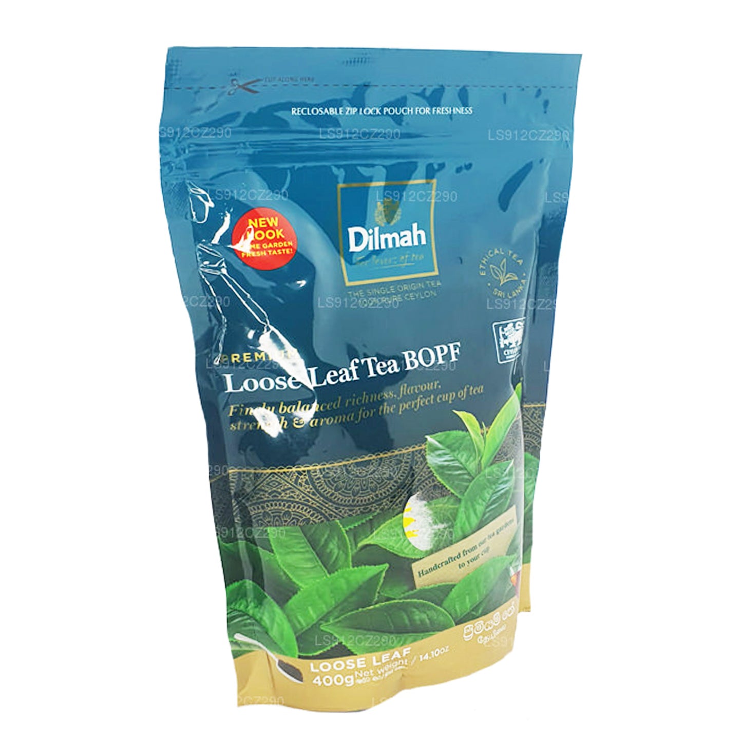 Té negro de hojas sueltas Dilmah Premium de Ceilán BOPF (400 g)