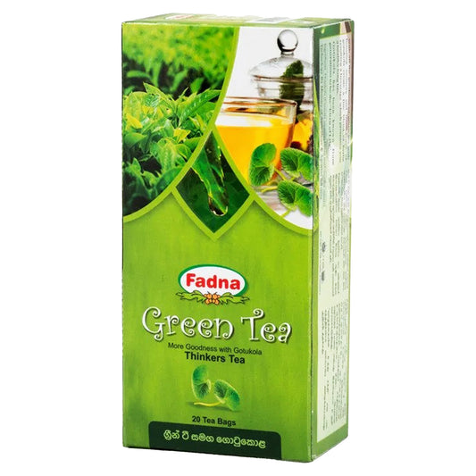 Té verde Fadna Gotukola (40 g) 20 bolsitas de té