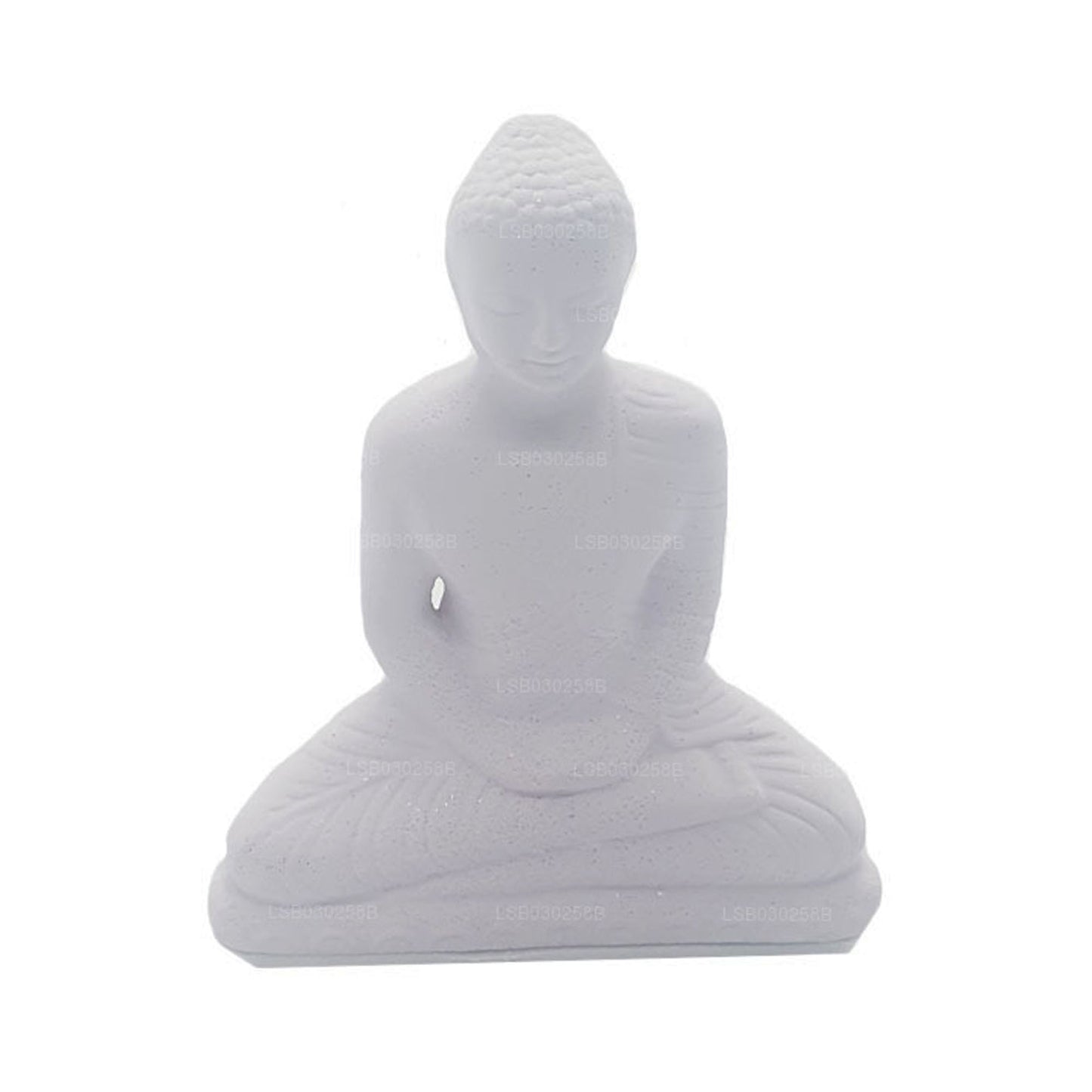 Estatua de Buda (color blanco) para salpicadero de coche (7 cm x 3 cm)