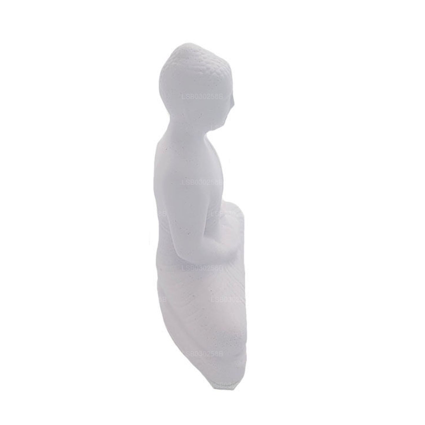 Estatua de Buda (color blanco) para salpicadero de coche (7 cm x 3 cm)