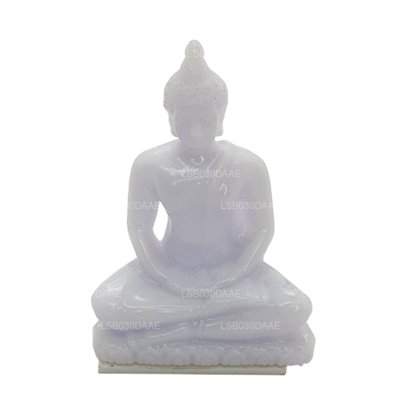 Estatua de Buda (color blanco) para salpicadero de coche (7 cm x 3 cm)