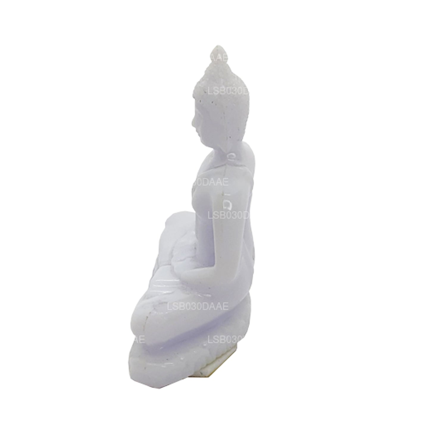 Estatua de Buda (color blanco) para salpicadero de coche (7 cm x 3 cm)