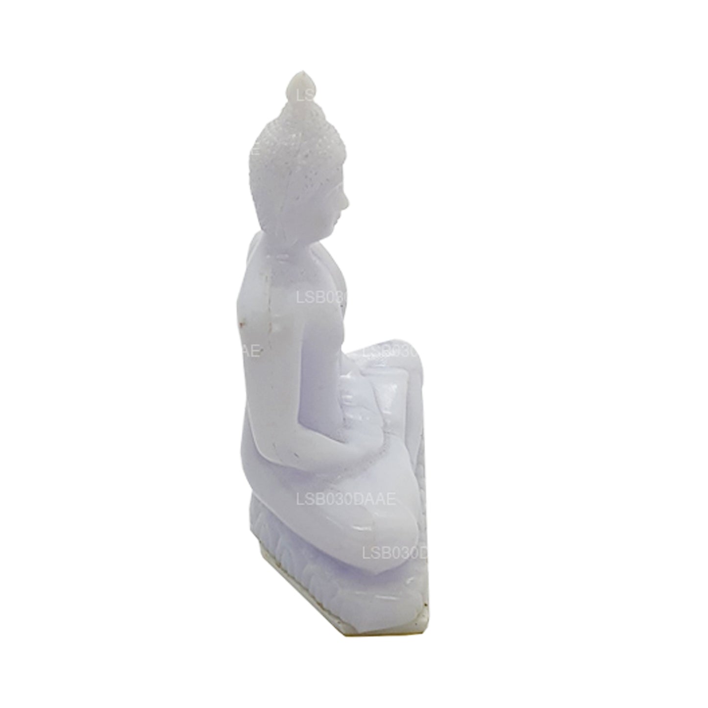 Estatua de Buda (color blanco) para salpicadero de coche (7 cm x 3 cm)