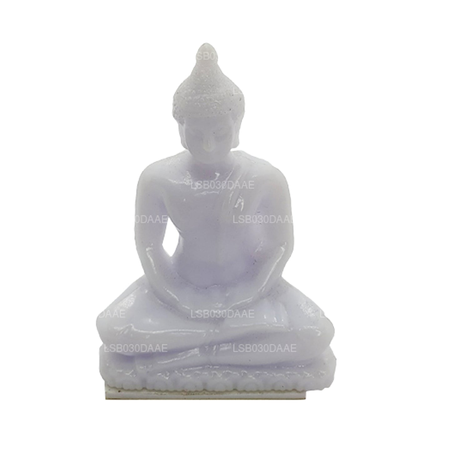 Estatua de Buda (color blanco) para salpicadero de coche (7 cm x 3 cm)