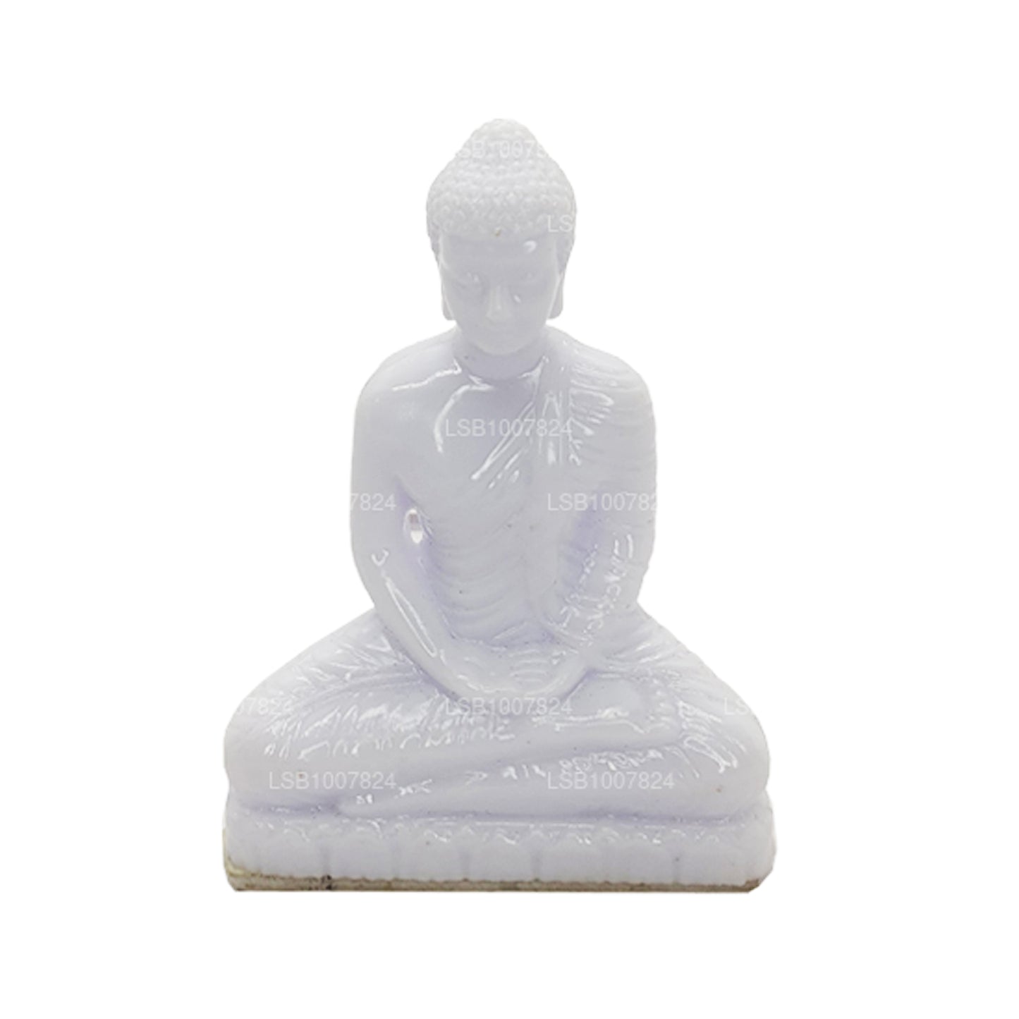 Estatua de Buda (color blanco) para salpicadero de coche (7 cm x 3 cm)