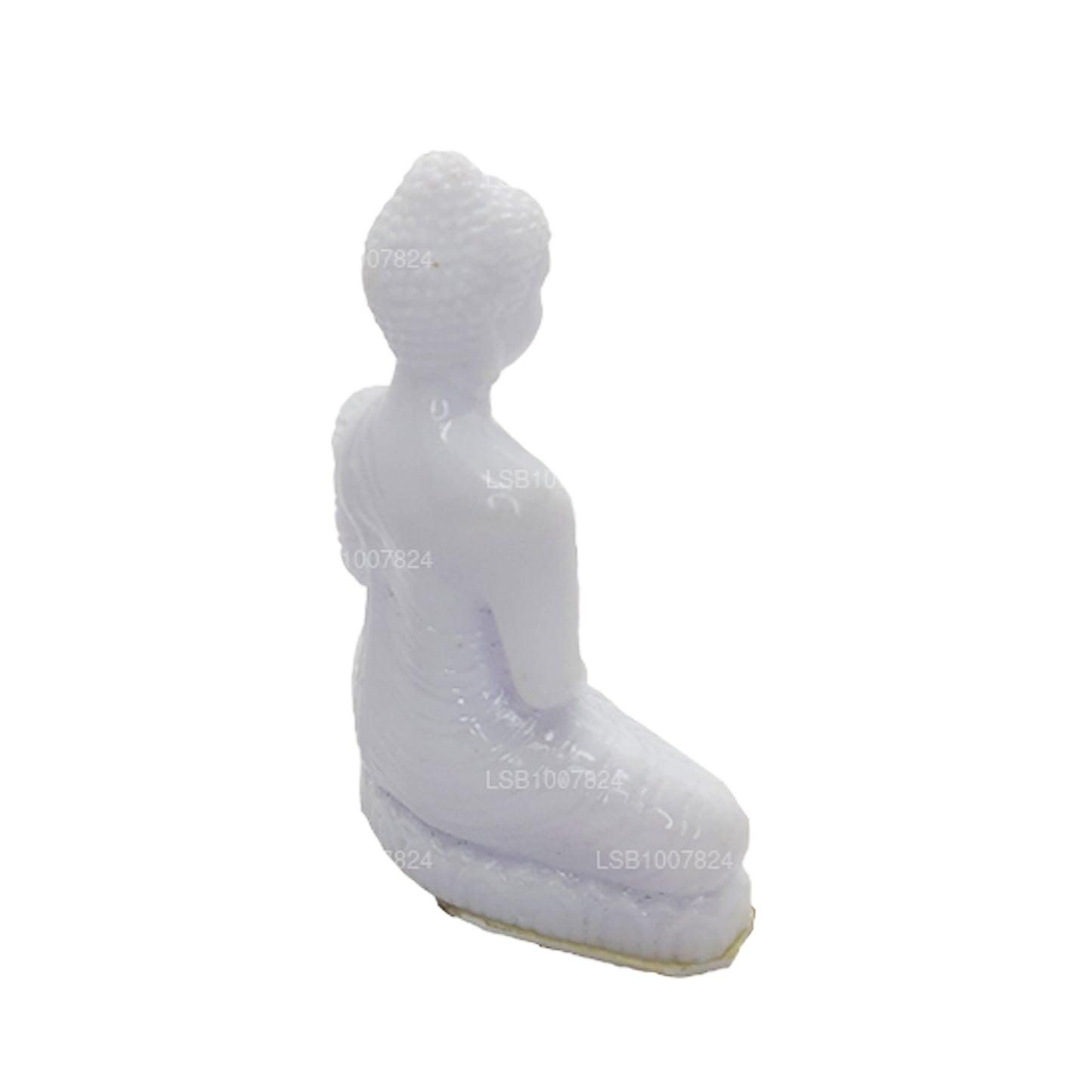 Estatua de Buda (color blanco) para salpicadero de coche (7 cm x 3 cm)