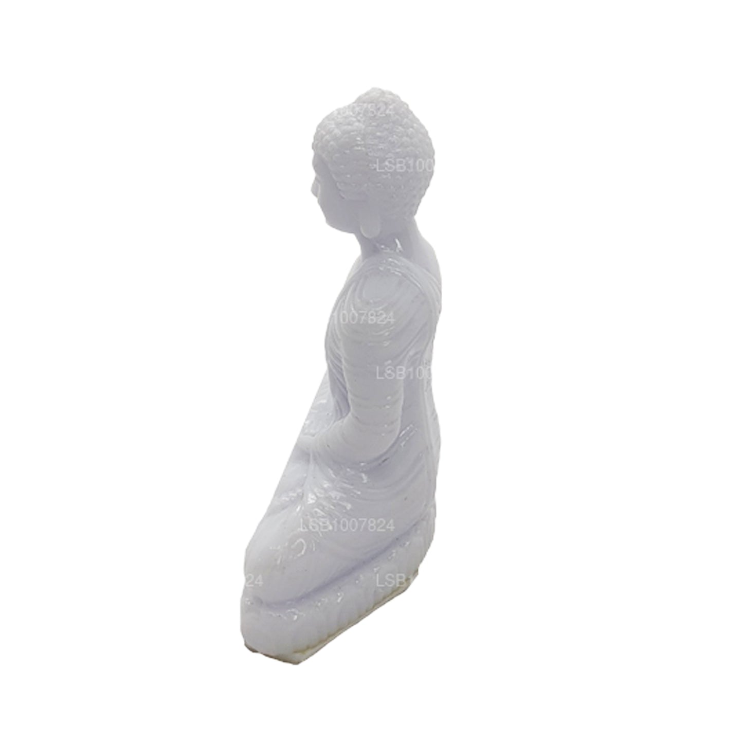 Estatua de Buda (color blanco) para salpicadero de coche (7 cm x 3 cm)