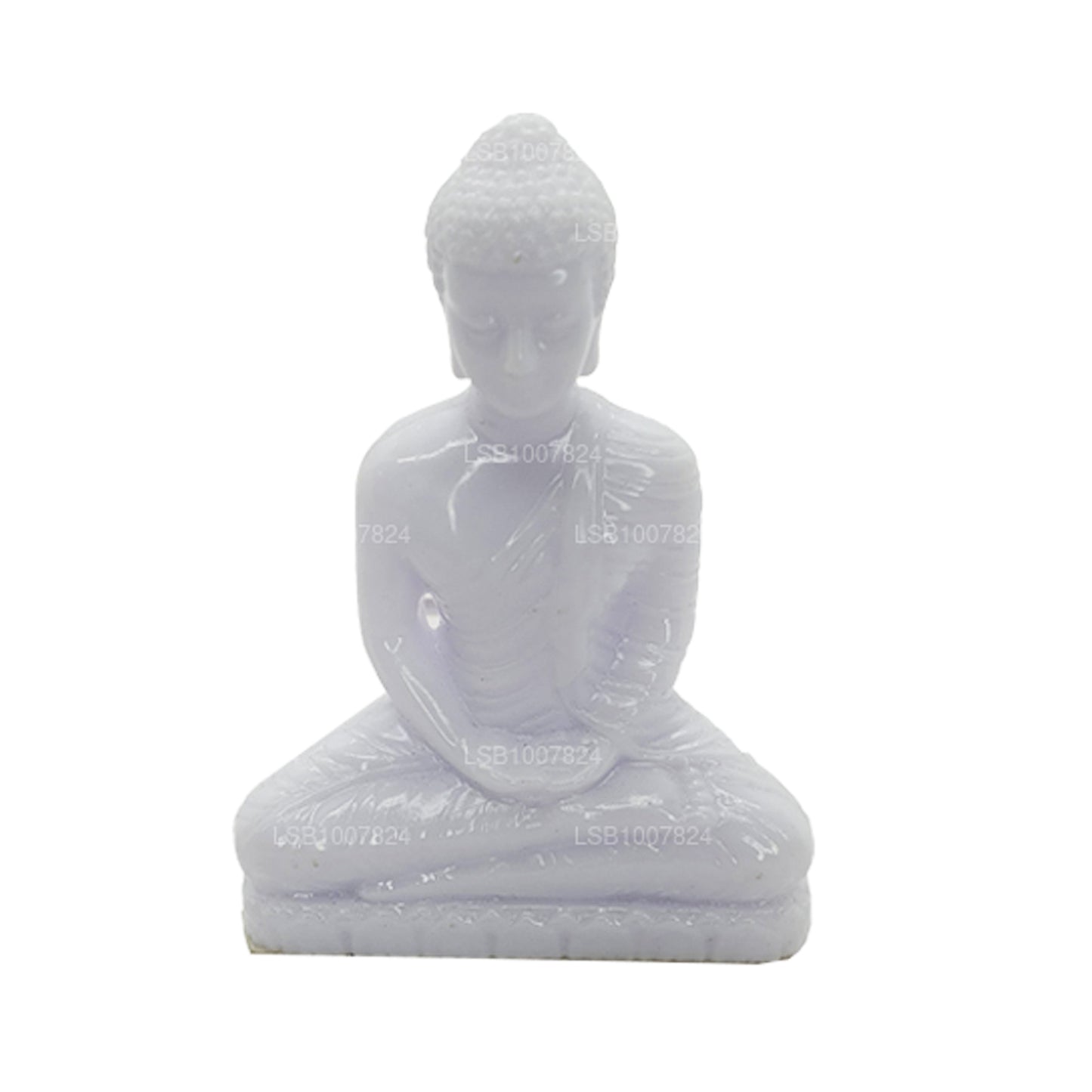 Estatua de Buda (color blanco) para salpicadero de coche (7 cm x 3 cm)