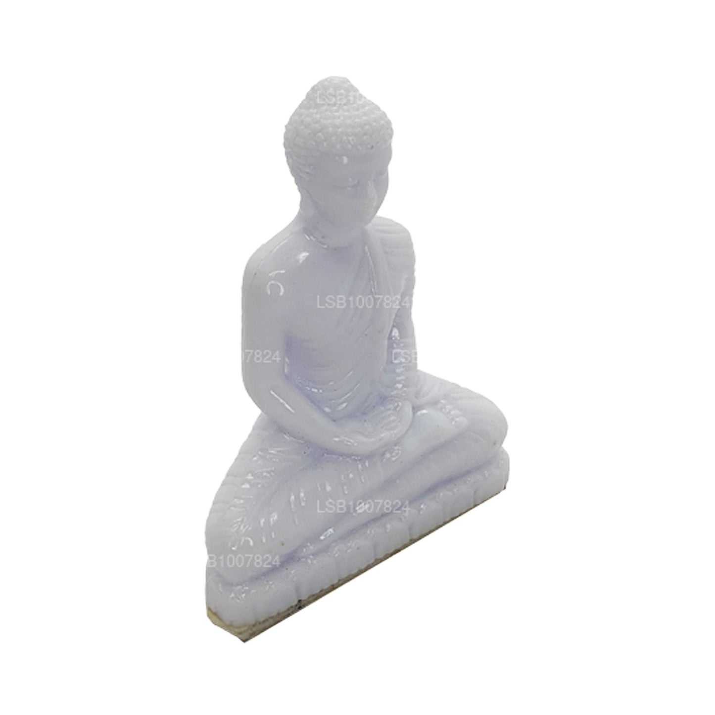 Estatua de Buda (color blanco) para salpicadero de coche (7 cm x 3 cm)