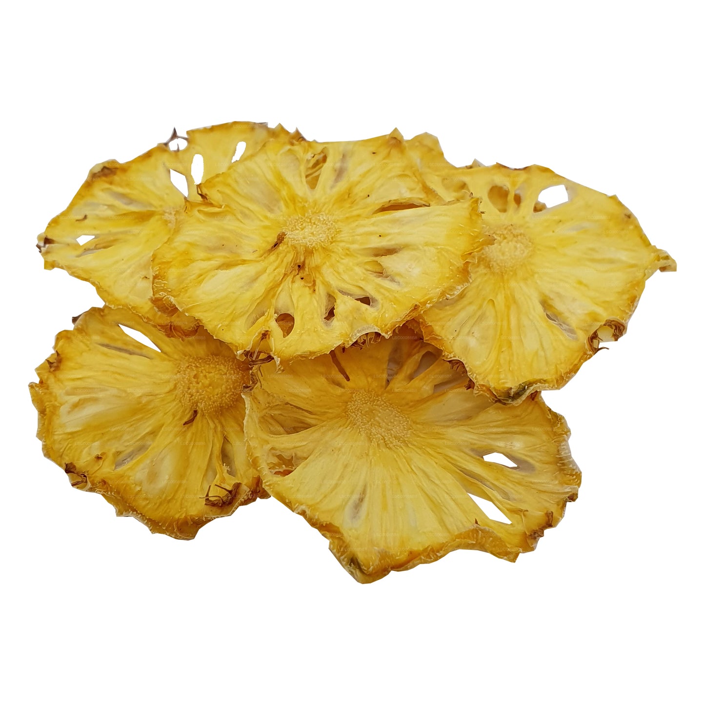 Paquete de rodajas de piña deshidratada Lakpura (100 g)