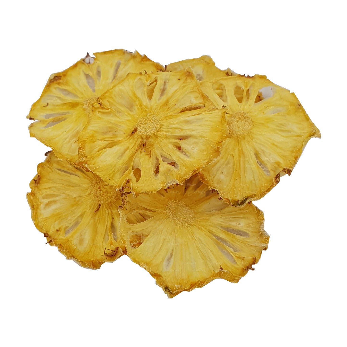 Paquete de rodajas de piña deshidratada Lakpura (100 g)