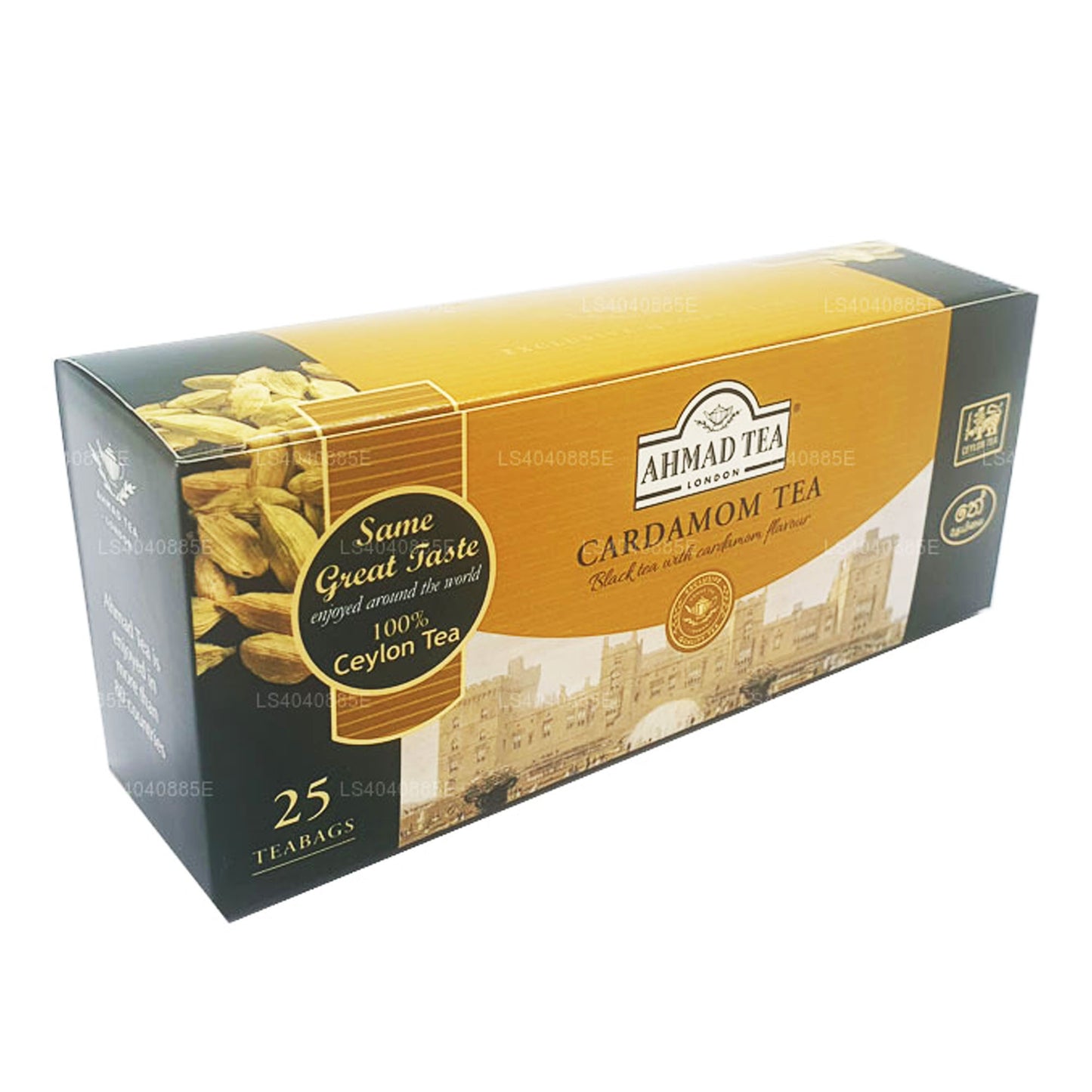 Té de cardamomo Ahmad Tea (50 g), 25 bolsitas de té