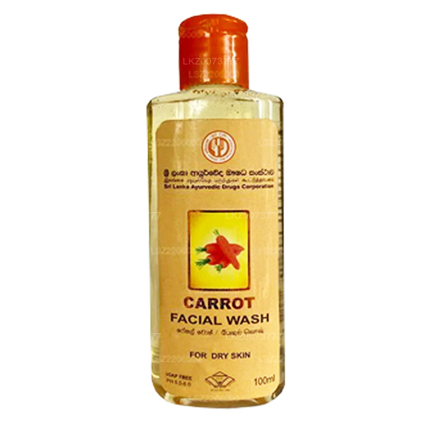 Jabón facial de zanahoria SLADC (100 ml)