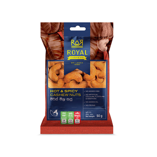 Anacardos picantes y picantes Royal Cashew (50 g)