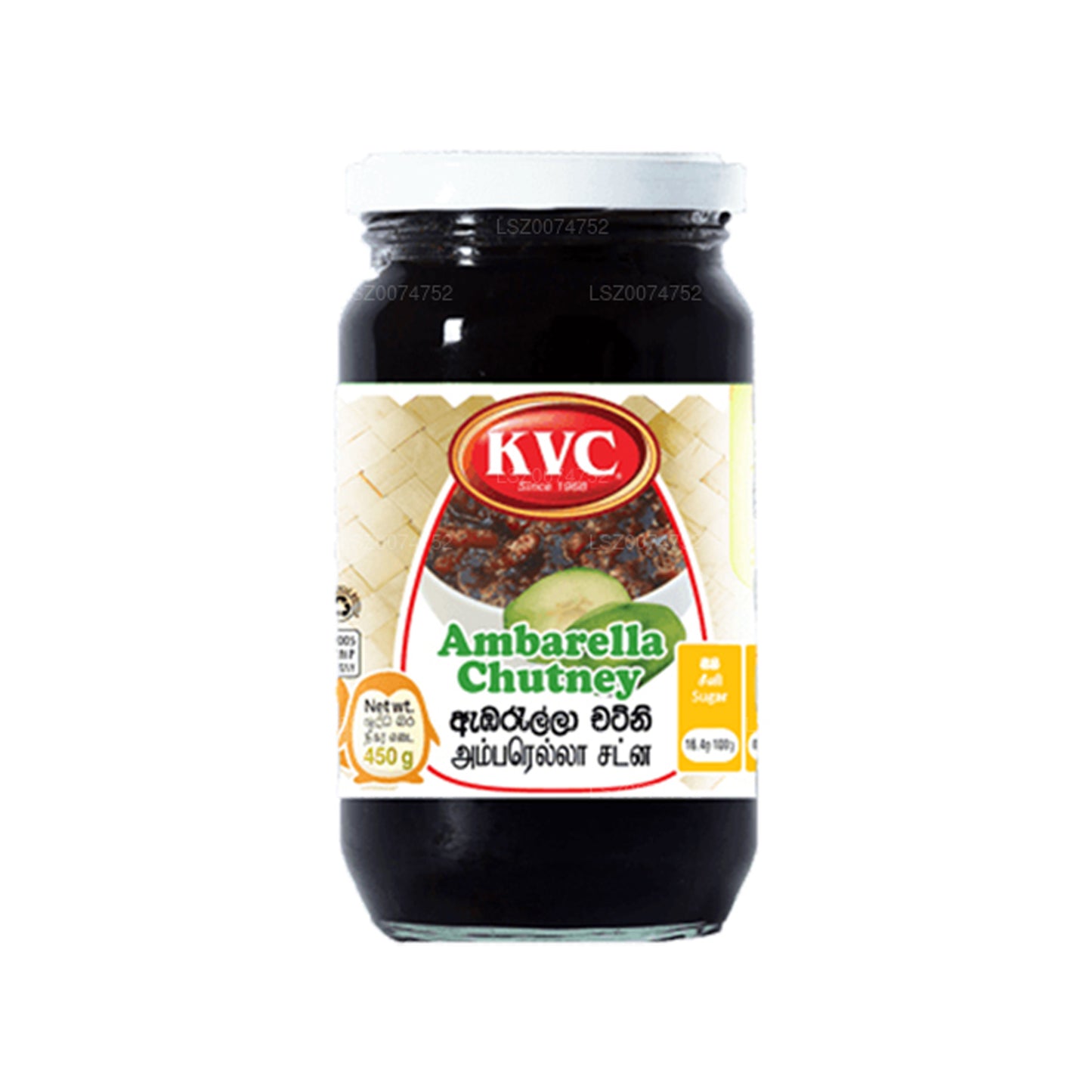 Chutney de mango KVC (450 g)