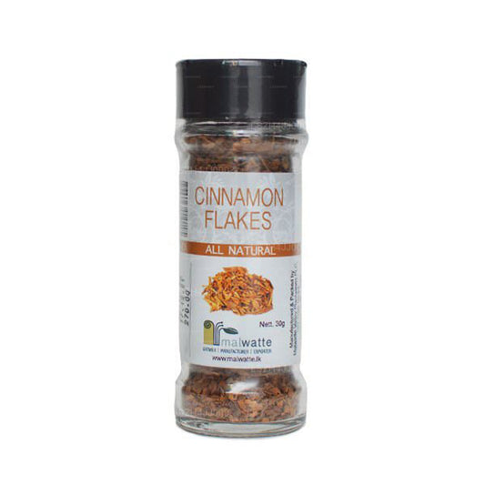 Malwatte Spices Cinnamon Flakes Bottle (30g)