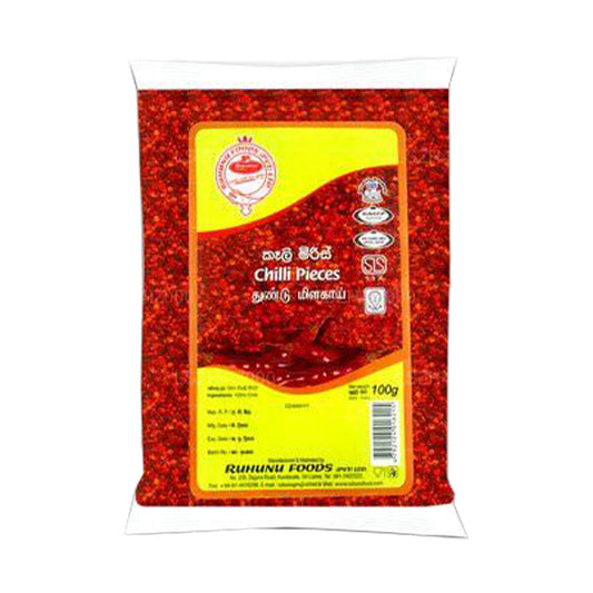 Pedazos de chile Ruhunu (100 g)