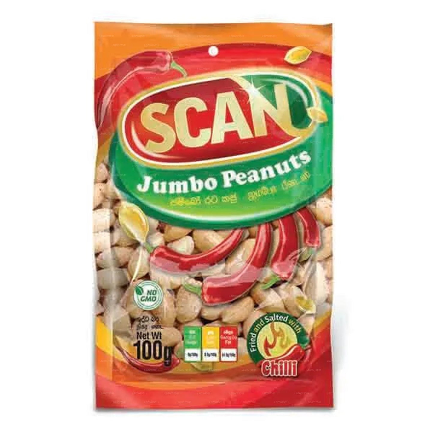 Cacahuetes Scan Chilli Jumbo (100 g)