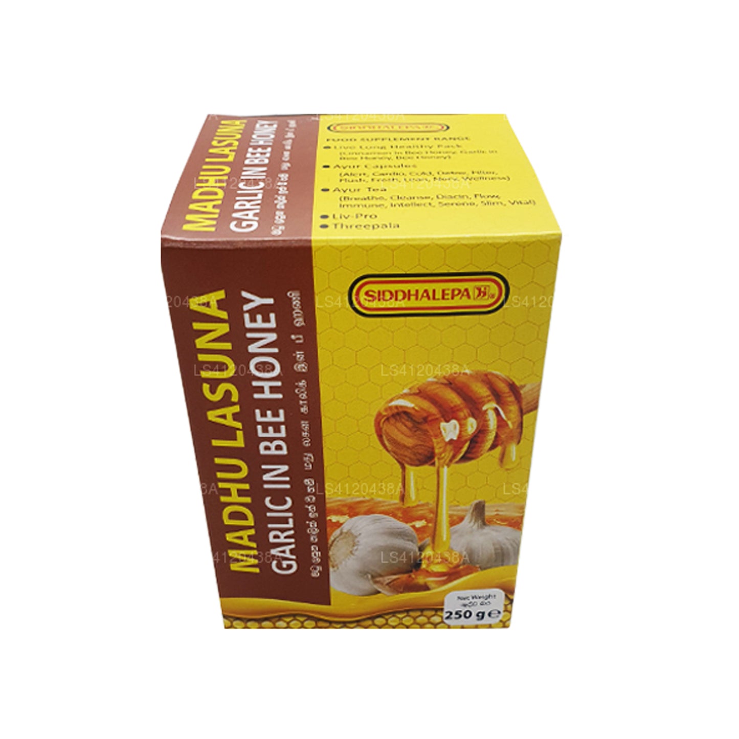 Siddhalepa Madhu Lasuna de ajo en miel de abeja (250 g)