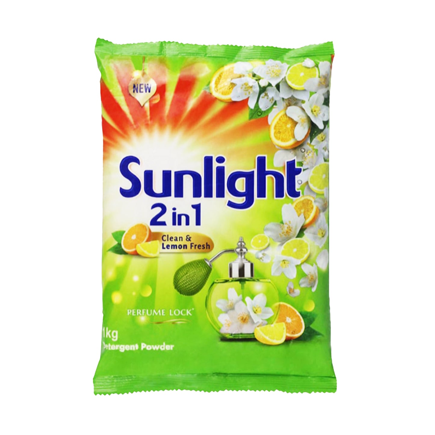 Detergente en polvo Sunlight Clean & Lemon Fresh (1 kg)