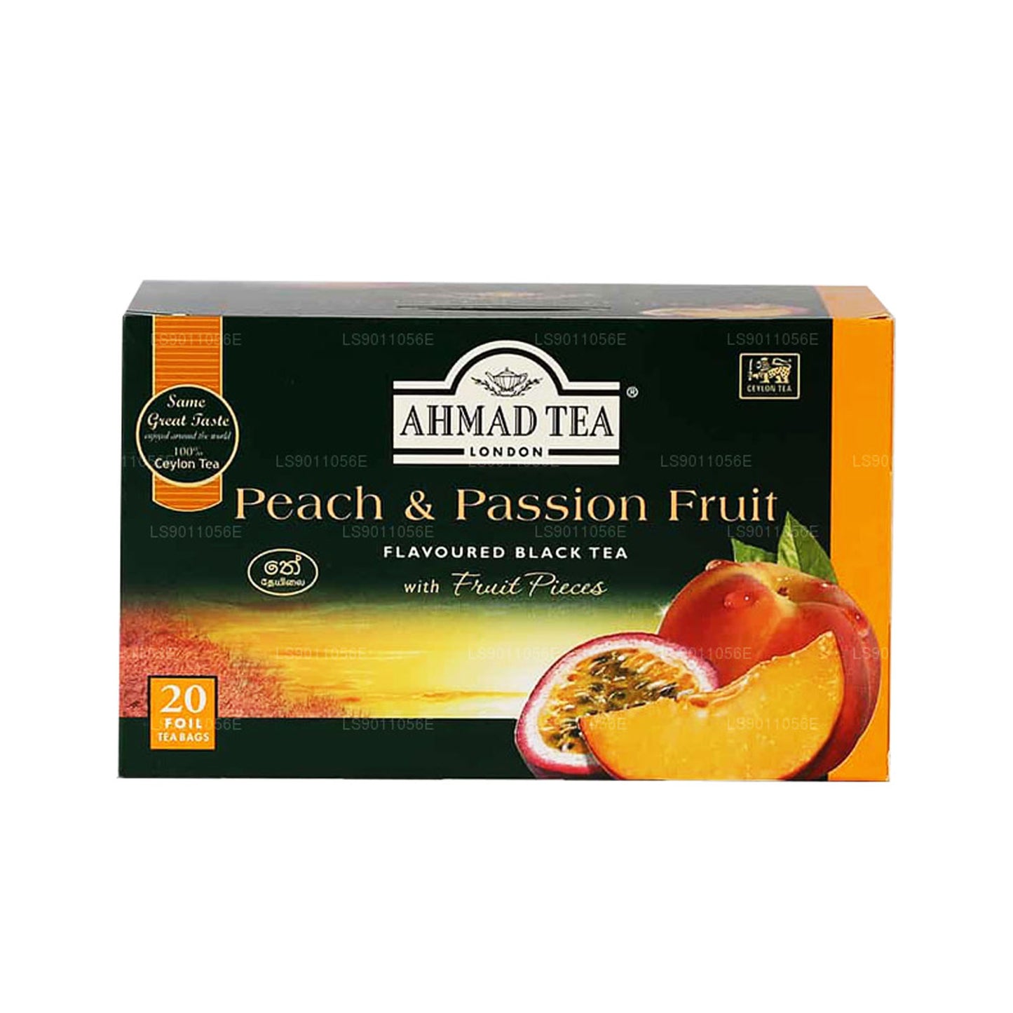 Té Ahmad Peach & Passion (40 g), 20 bolsitas de aluminio