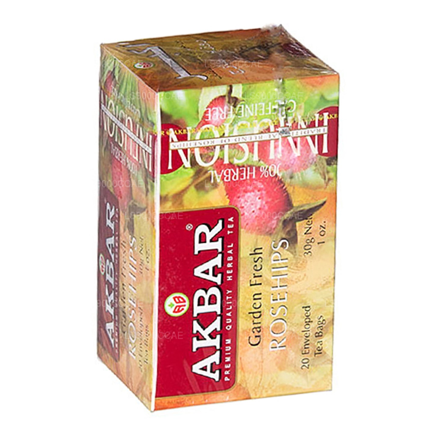 20 bolsitas de té con rosa mosqueta fresca Akbar Garden (30 g)