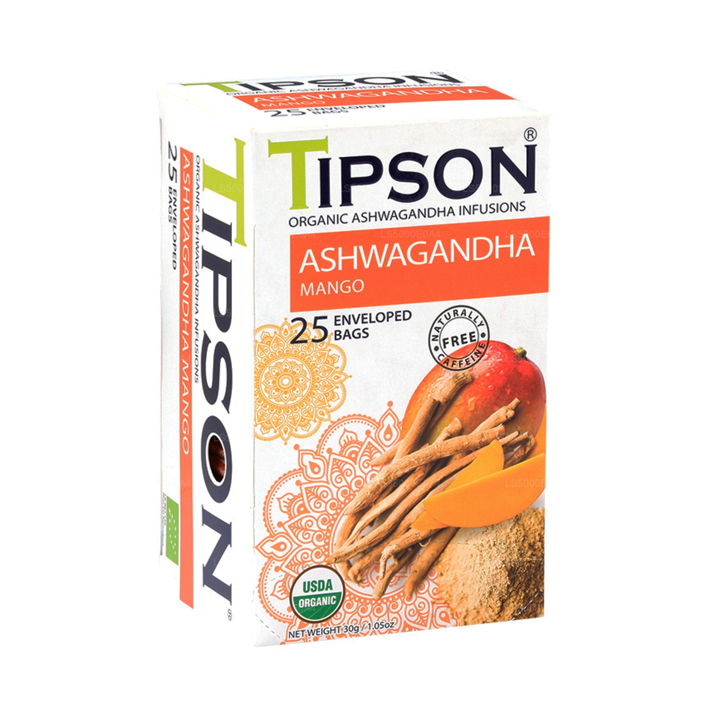 Té orgánico de mango Ashwagandha Tipson (30 g)