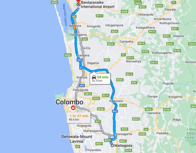 Mattegoda City to Colombo Airport (CMB) Private Transfer