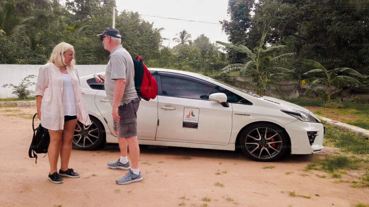 Transfer between Colombo Airport (CMB) and Rafters Retreat, Kitulgala