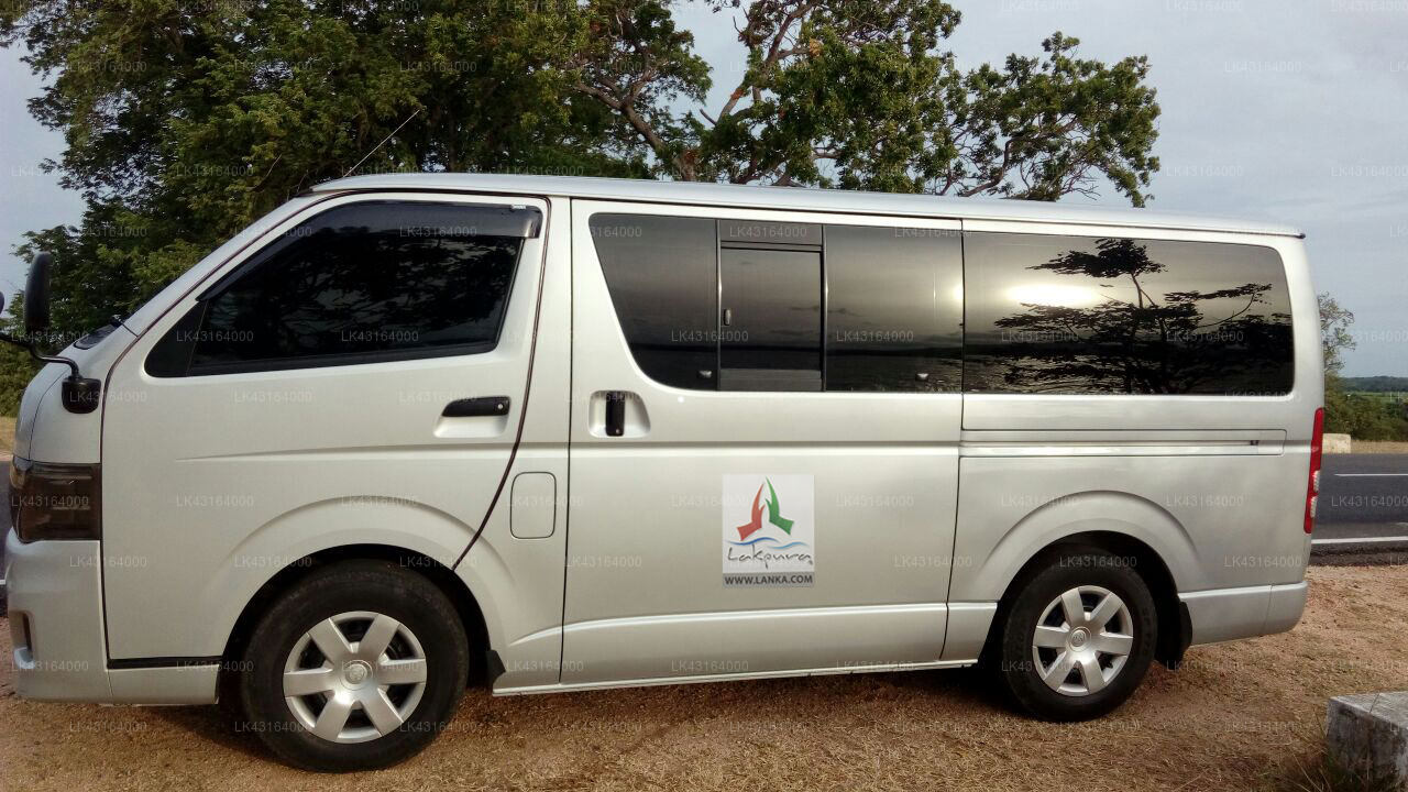 Transfer between Colombo Airport (CMB) and Hotel Sobana, Embilipitiya