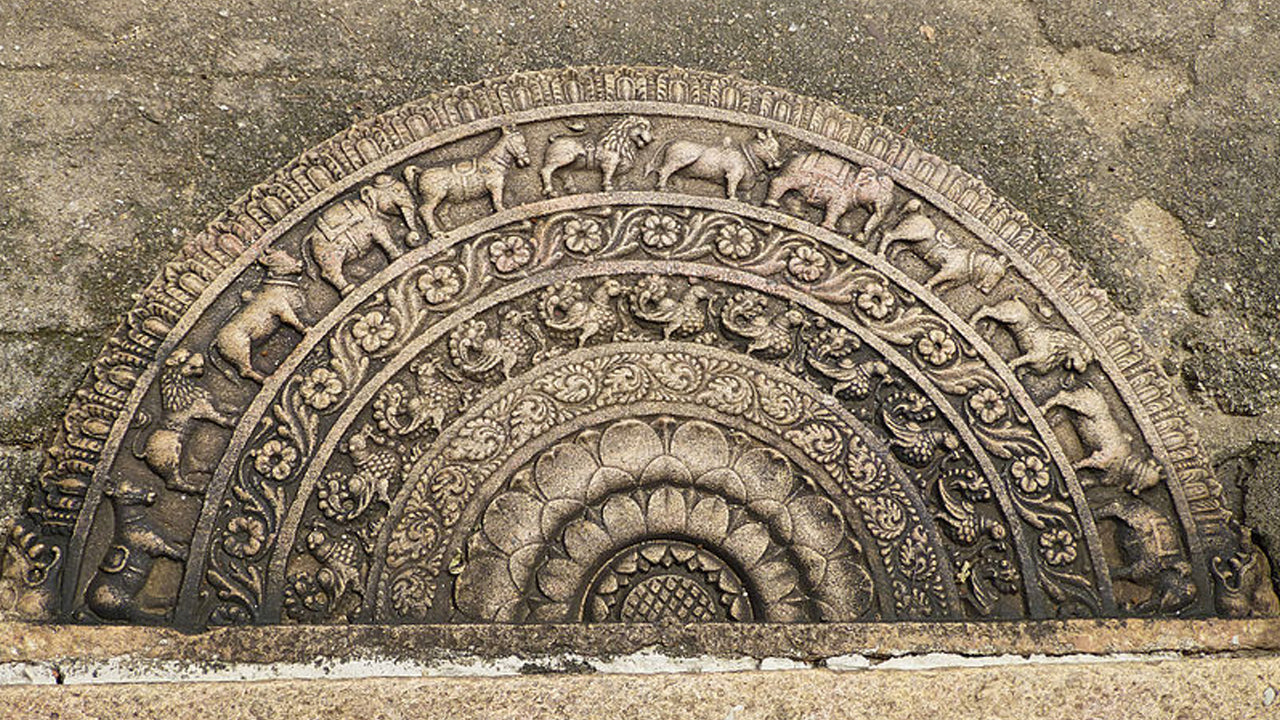 Boleto de entrada al área sagrada de Anuradhapura