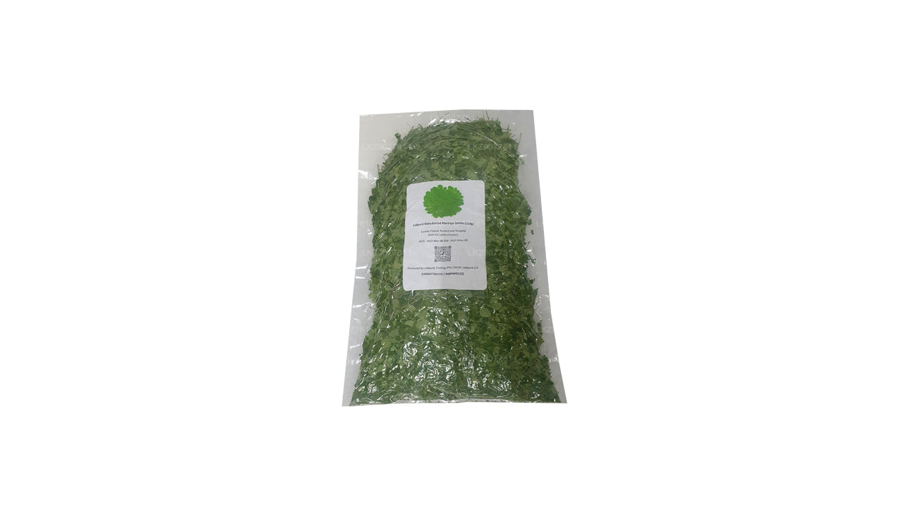 Hojas de moringa deshidratadas Lakpura (250 g)