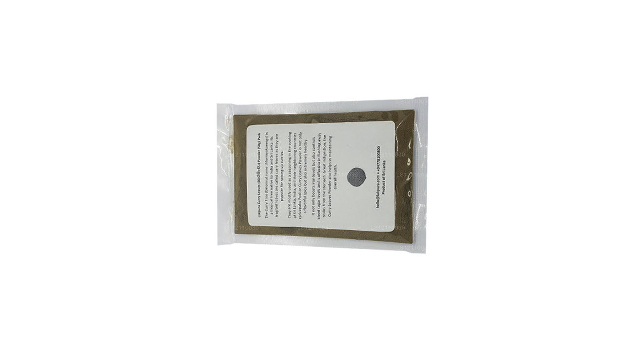 Paquete de hojas de curry Lakpura en polvo (50 g)