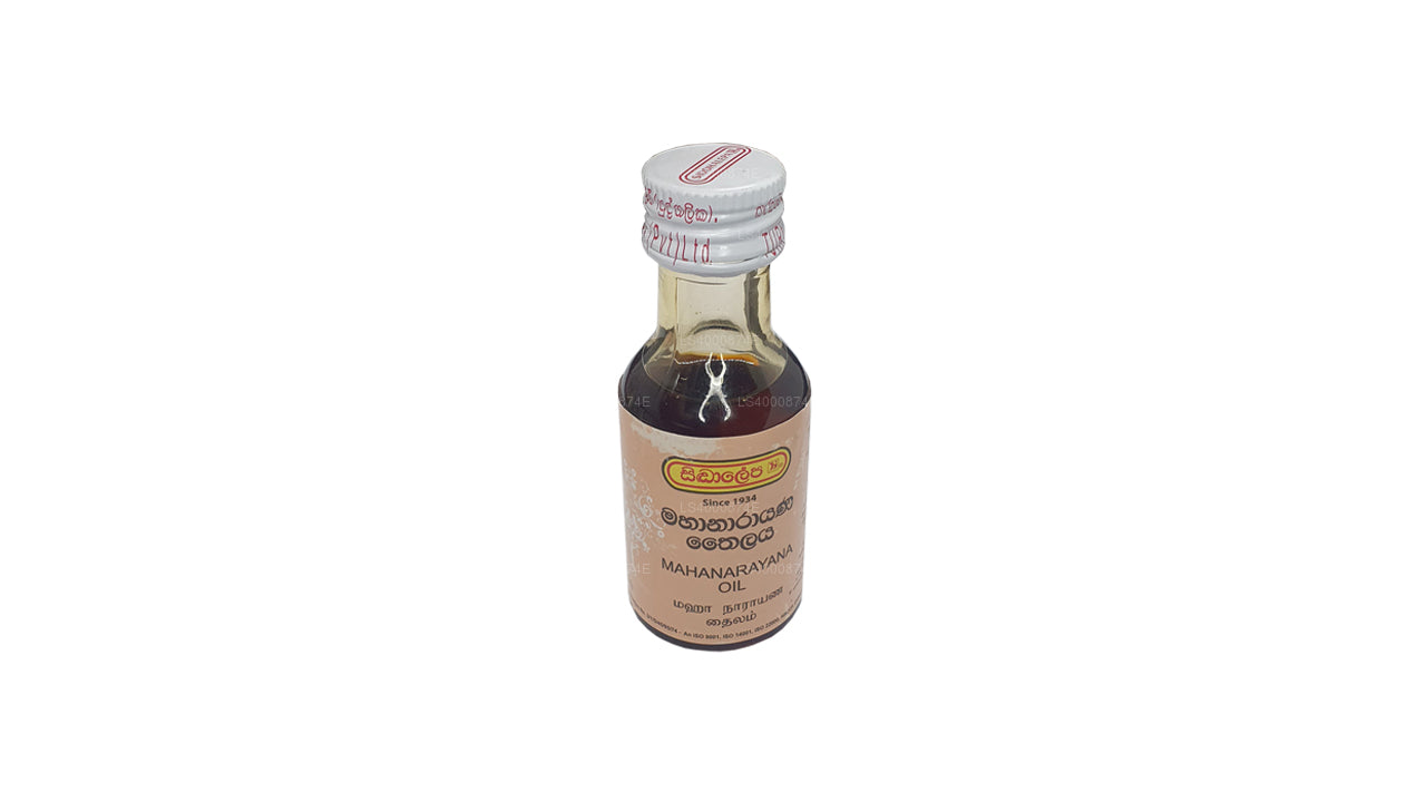 Aceite Siddhalepa Mahanarayana Thailaya (30 ml)