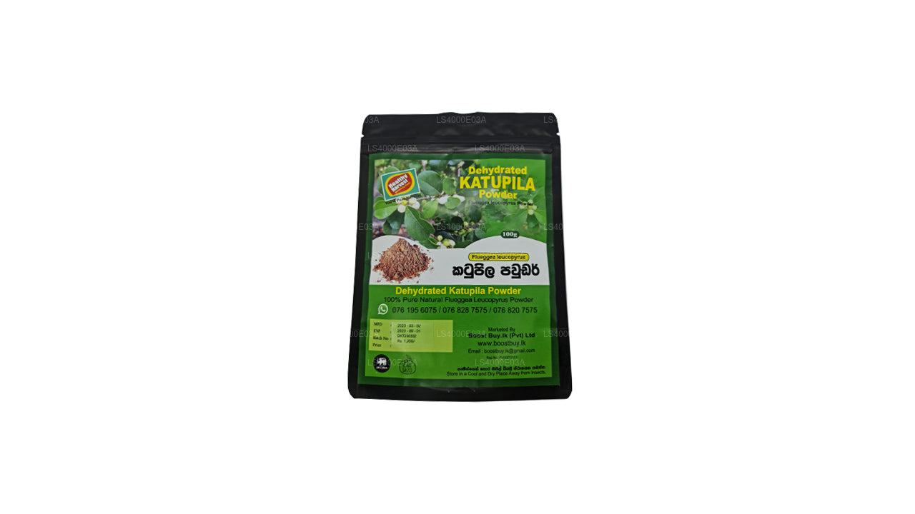 Polvo de katupila deshidratado Healthy Harvest (100 g)