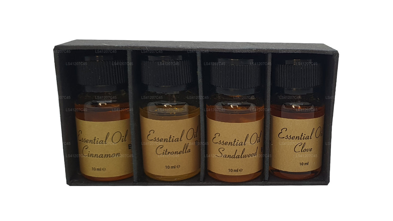 Paquete de aceites esenciales Siddhalepa (4 x 10 ml)