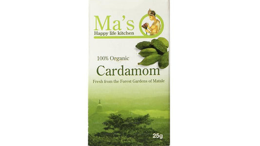 Cardamomo orgánico entero de MA's Kitchen (25 g)