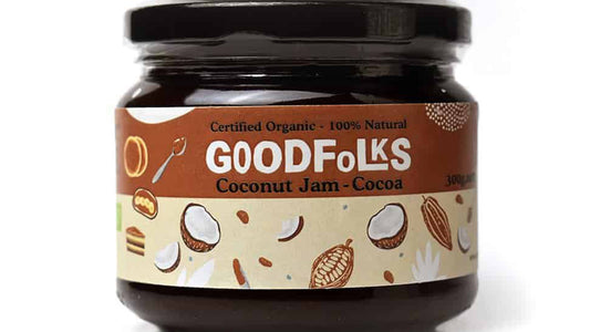 Mermelada de coco con cacao Goodfolks (300 g)