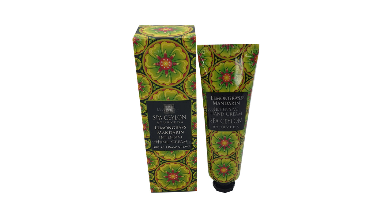 Crema intensiva de manos Spa Ceylon Lemongrass Mandarin (30 g)