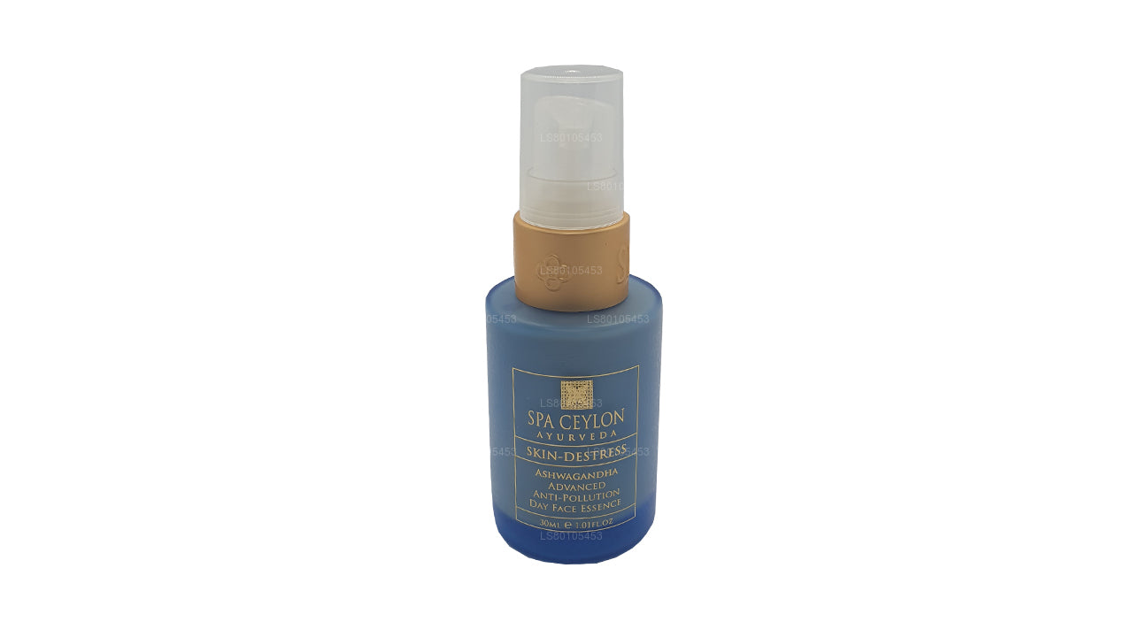 Esencia facial de día antipolución avanzada con Ashwagandha Skin Destress de Spa Ceylon (30 ml)