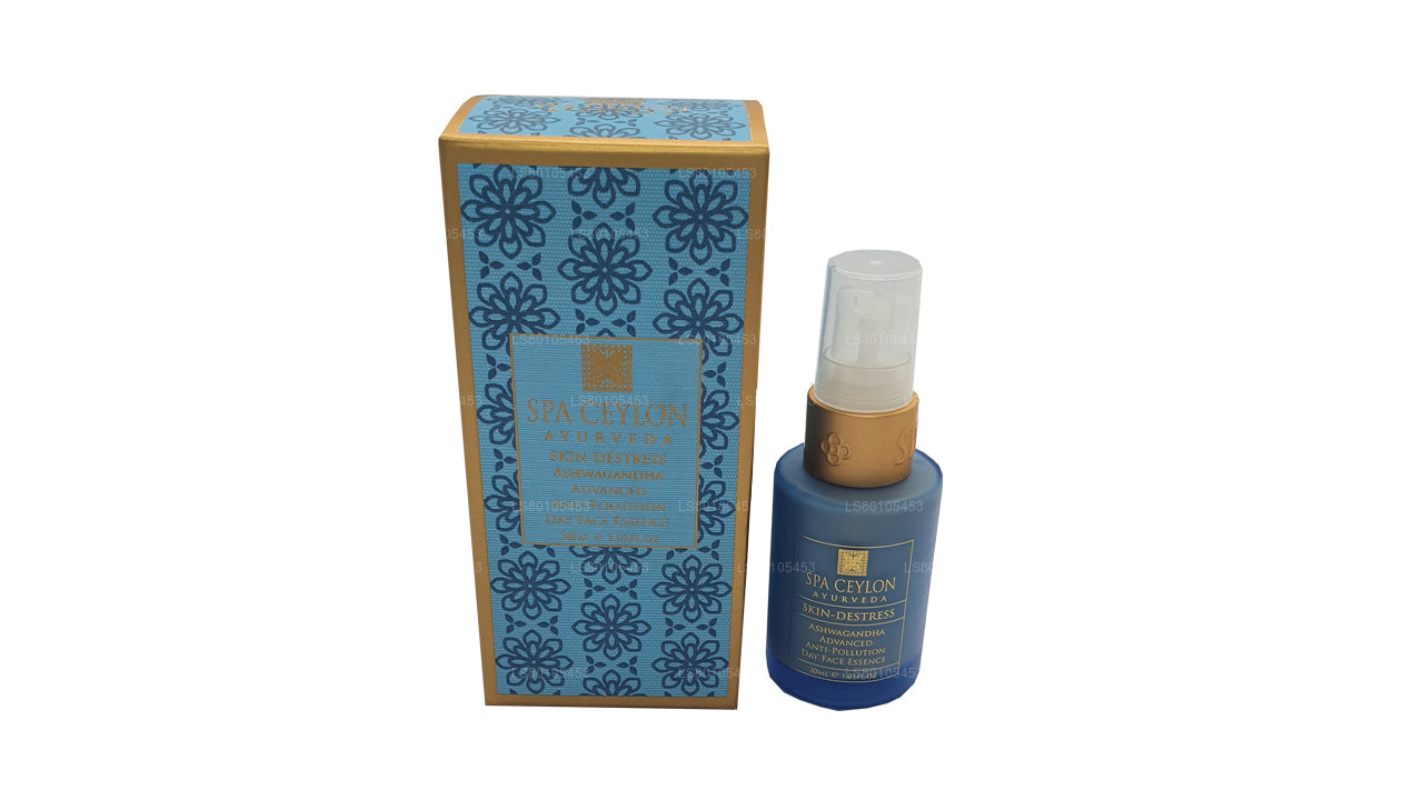 Esencia facial de día antipolución avanzada con Ashwagandha Skin Destress de Spa Ceylon (30 ml)