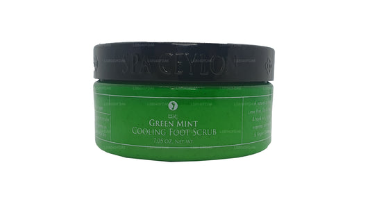 Exfoliante refrescante para pies Spa Ceylon Green Mint (200 g)