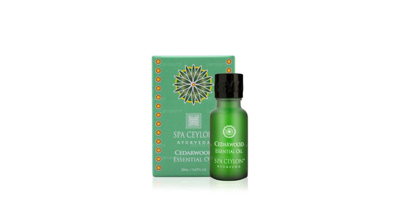 Aceite esencial de madera de cedro Spa Ceylon (20 ml)