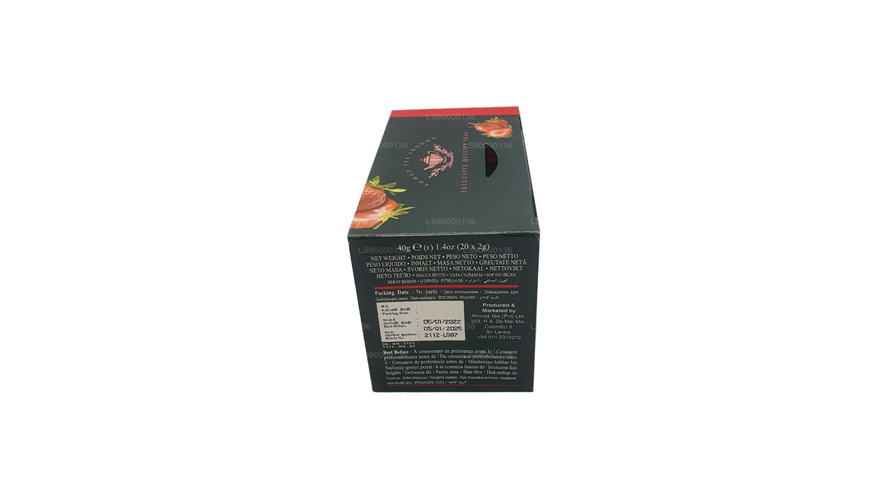 20 bolsitas de té Ahmad Tea Strawberry (40 g)