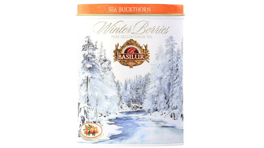 Lata de bayas de invierno Basilur «Sea Buckthorn» (100 g)