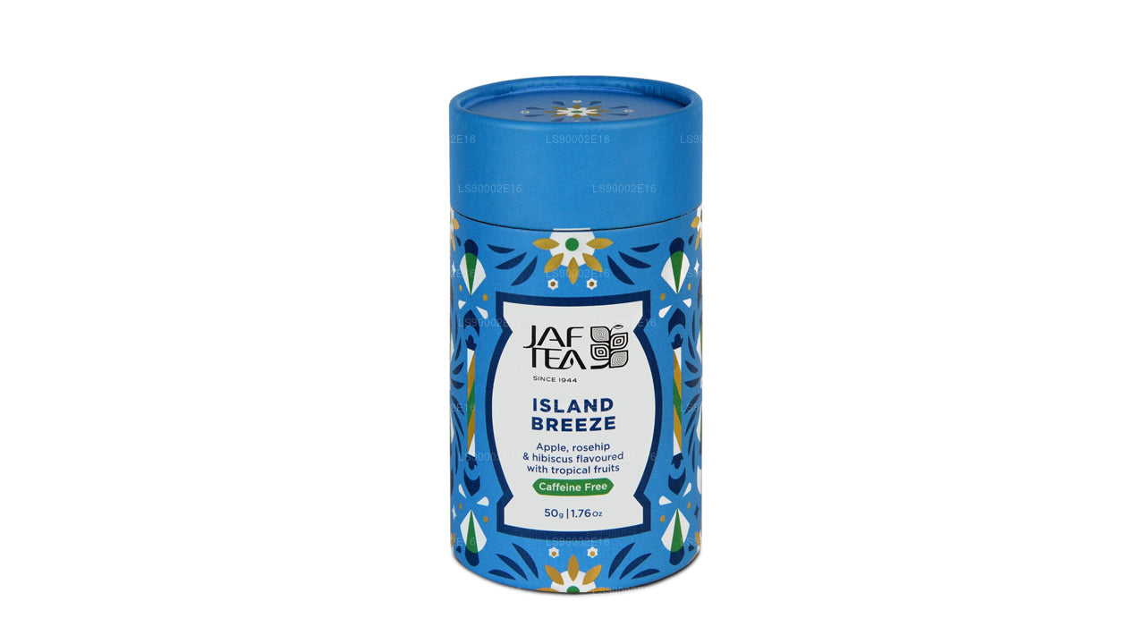 Jaf Tea Island Breeze - Manzana, rosa mosqueta e hibisco con sabor a frutas tropicales (50 g)