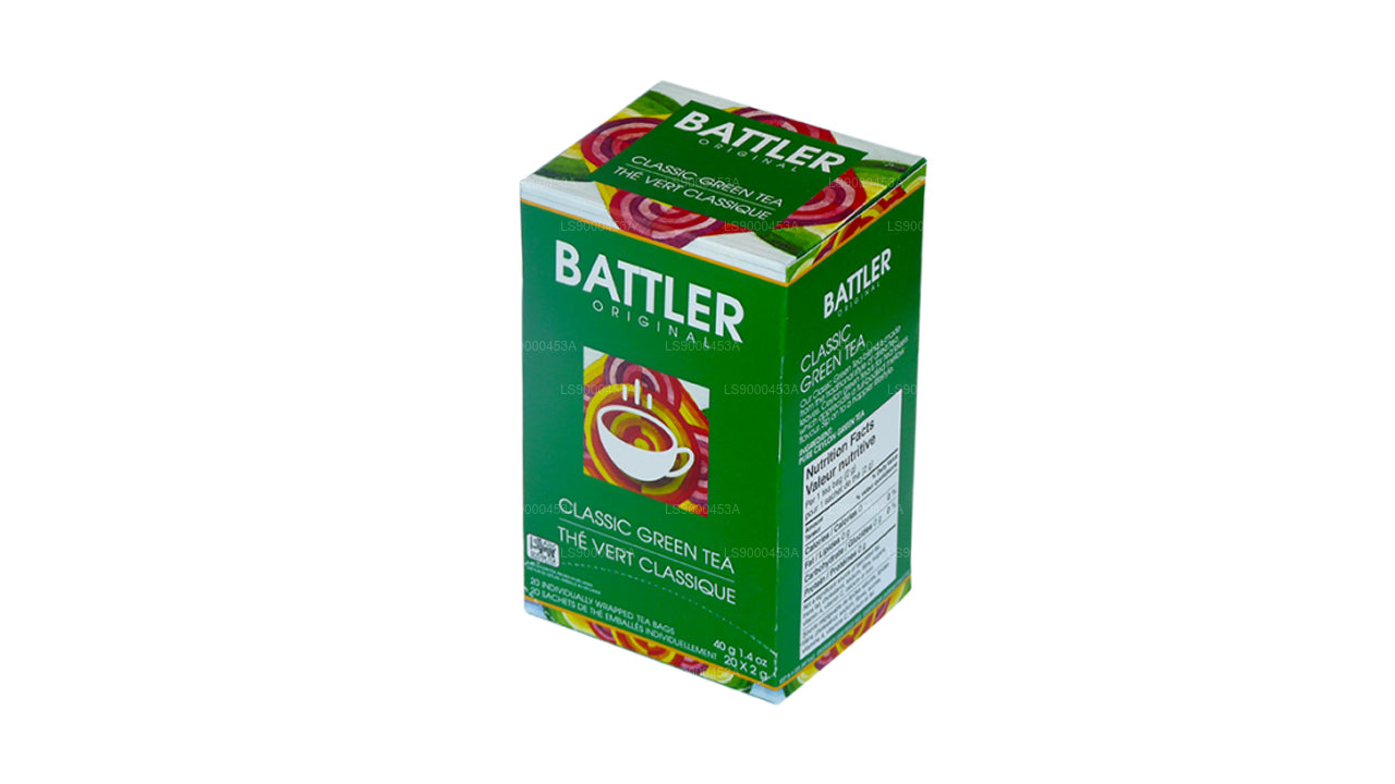 Té verde clásico Battler Original (40 g) 20 bolsitas de té