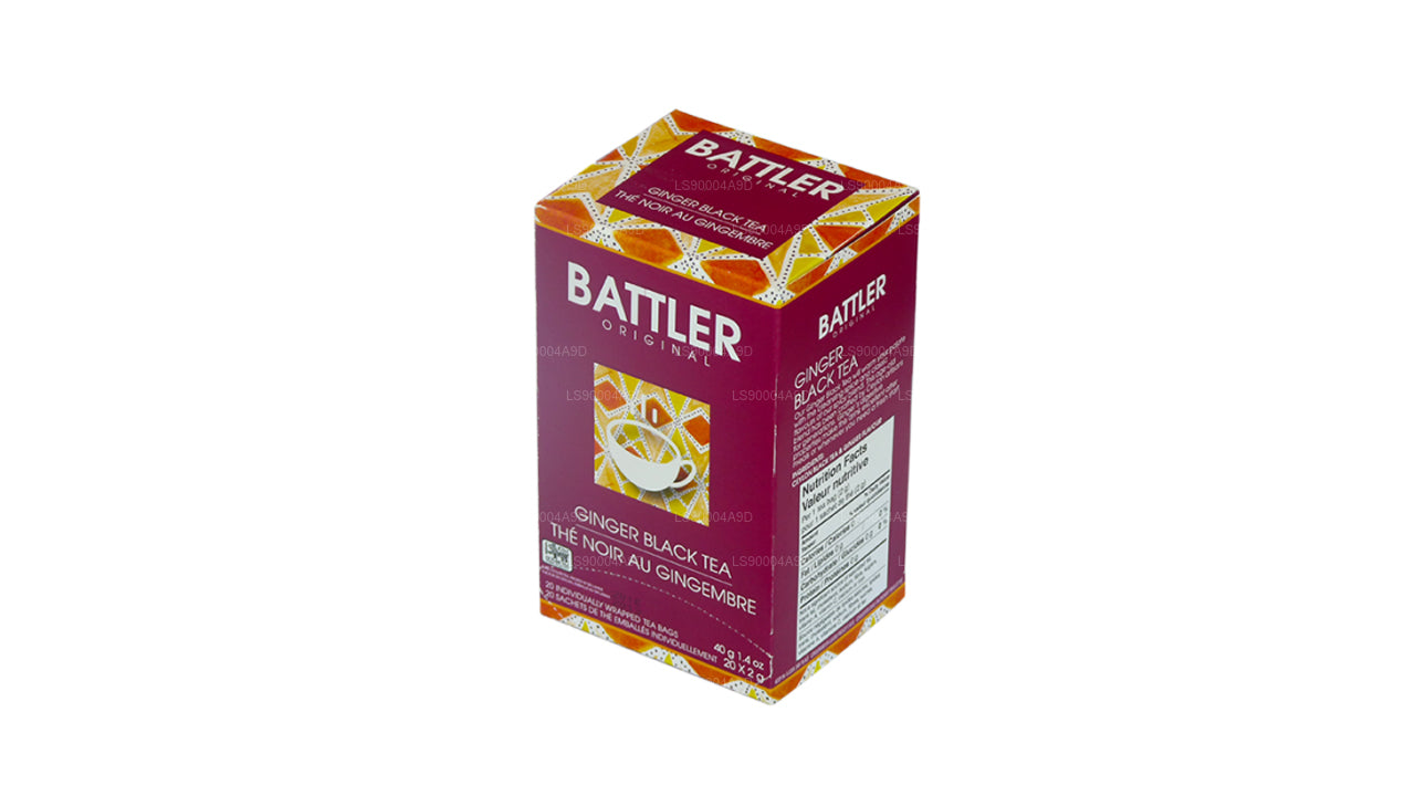 Té negro de jengibre Battler Original (40 g) 20 bolsitas de té