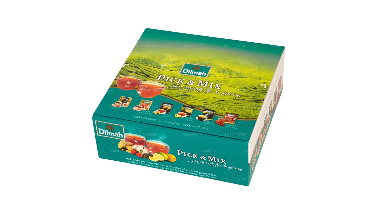 120 bolsitas de té Dilmah Pick and Mix (220 g)