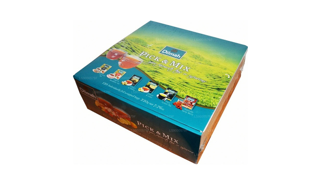 120 bolsitas de té Dilmah Pick and Mix (220 g)